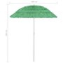 Voir la diapositive 6 : VIDAXL Parasol de plage Hawaii vert 180 cm