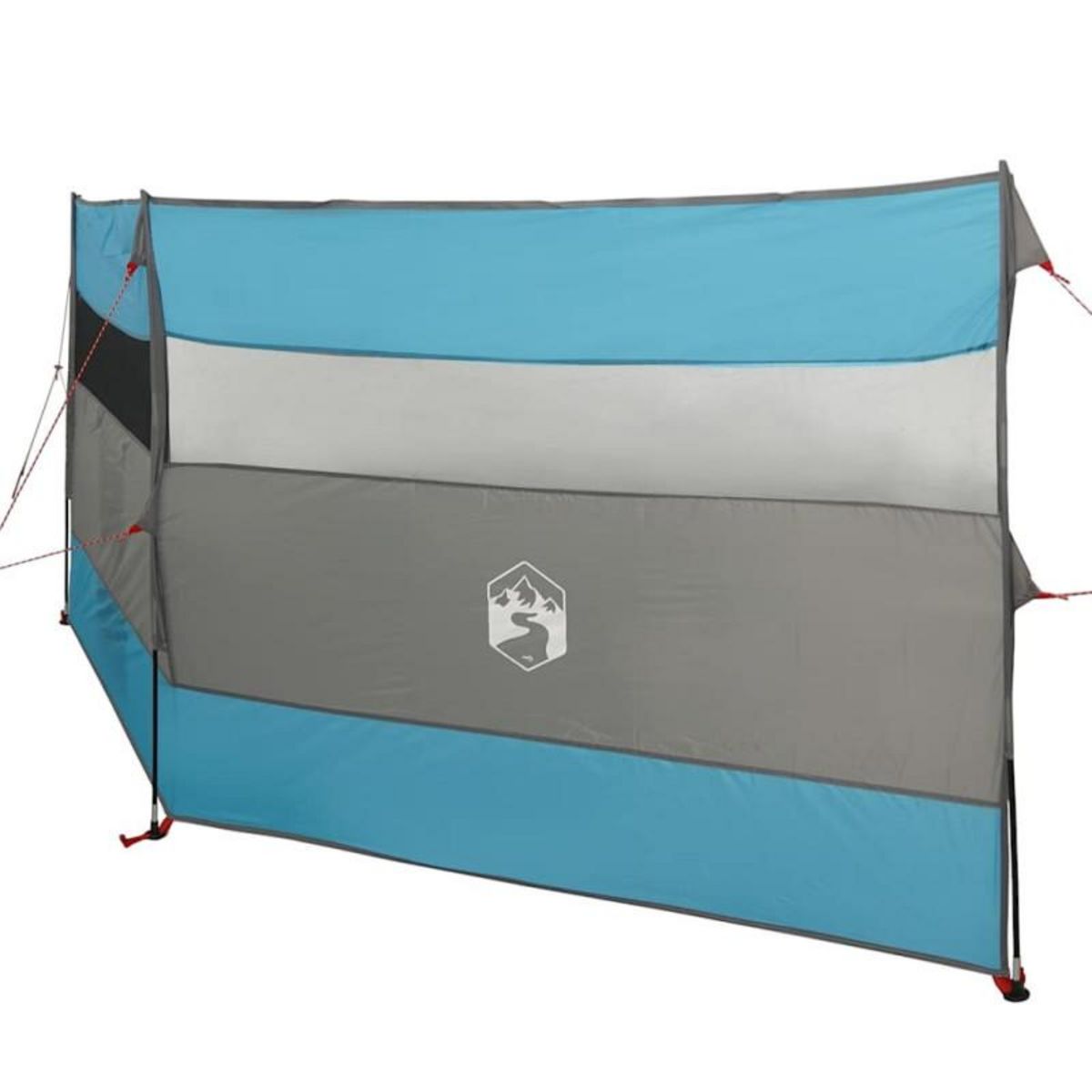 VIDAXL Brise vent de camping bleu 340x130 cm imperméable