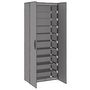 Voir la diapositive 4 : VIDAXL Armoire a chaussures Gris 60x30x166 cm Tissu