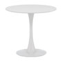 Voir la diapositive 1 : Paris Prix Table à Manger Ronde  Hamden  80cm Blanc