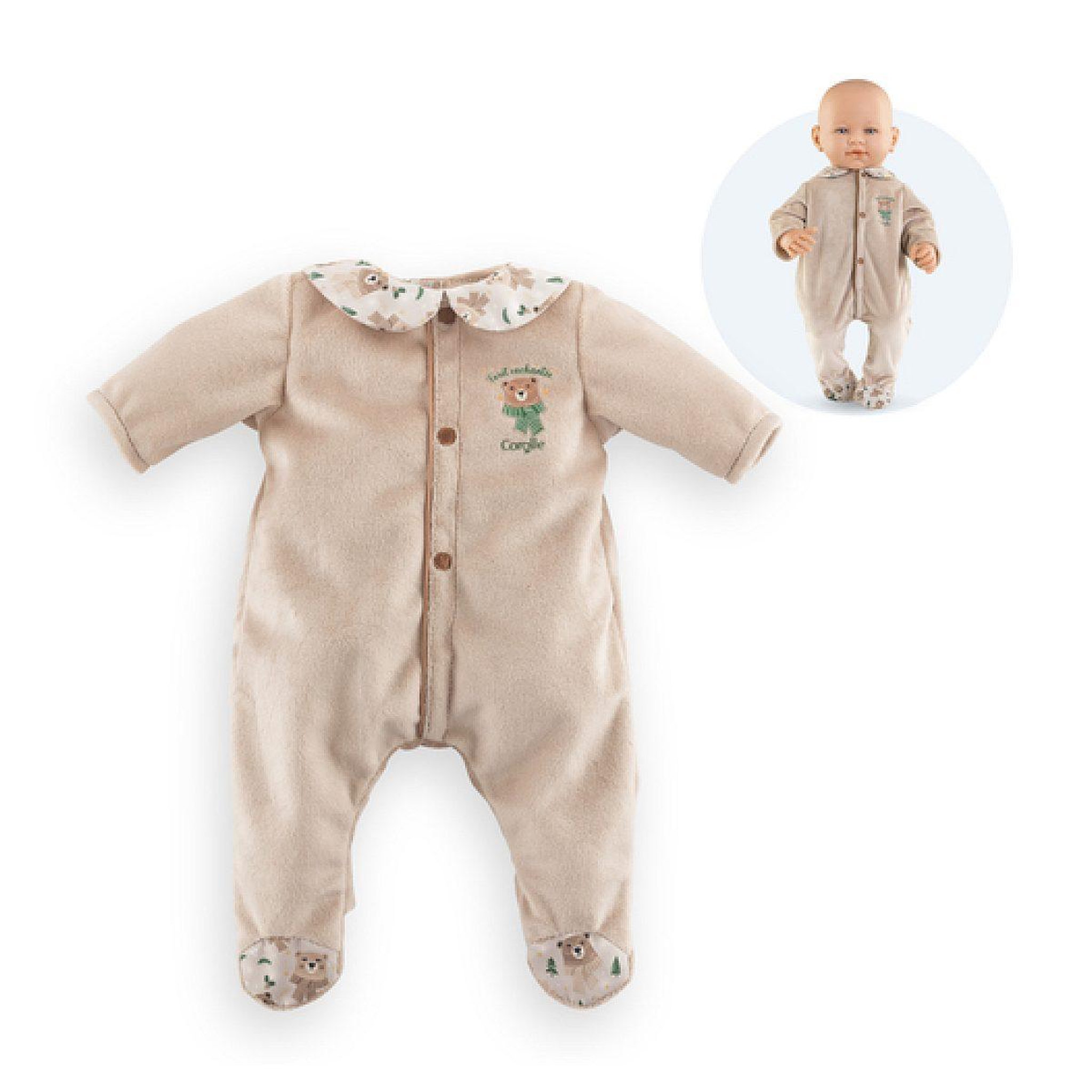 Voir la diapositive 2 : Corolle Bb42 pyjama foret enchantee