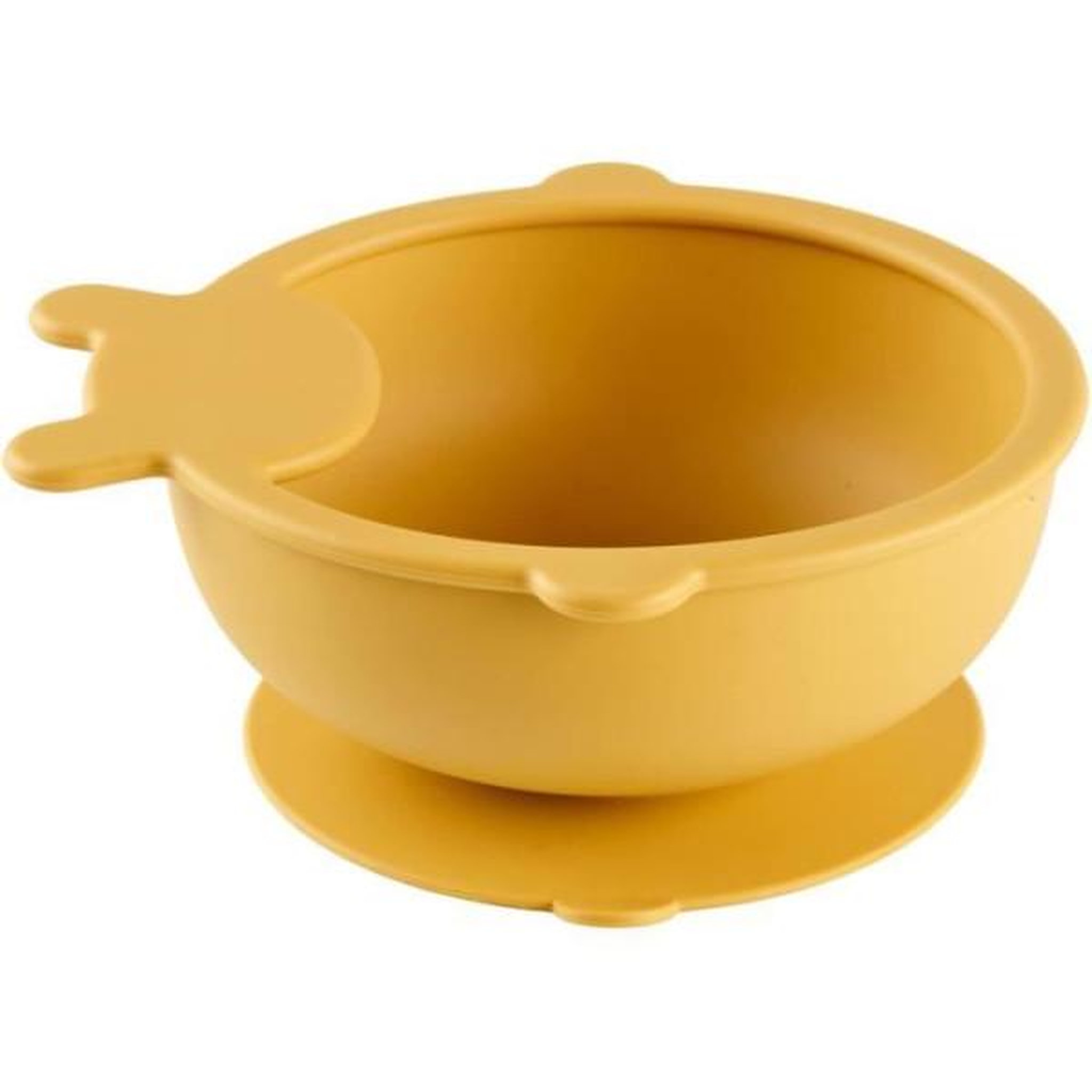 THERMOBABY Bol Ventouse - THERMOBABY - Silicone - Jaune Miel, antidérapant et incassable