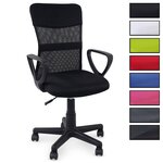 IDIMEX Chaise de bureau JOGO assise pivotante. Coloris disponibles : Rose