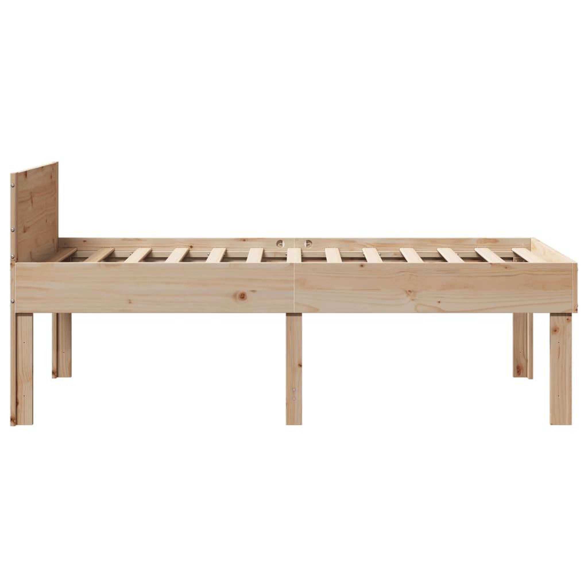 Voir la diapositive 5 : VIDAXL Cadre de lit sans matelas 90x190 cm bois de pin massif