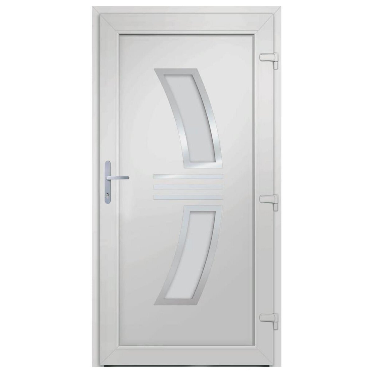 VIDAXL Porte d'entree Blanc 98x200 cm PVC