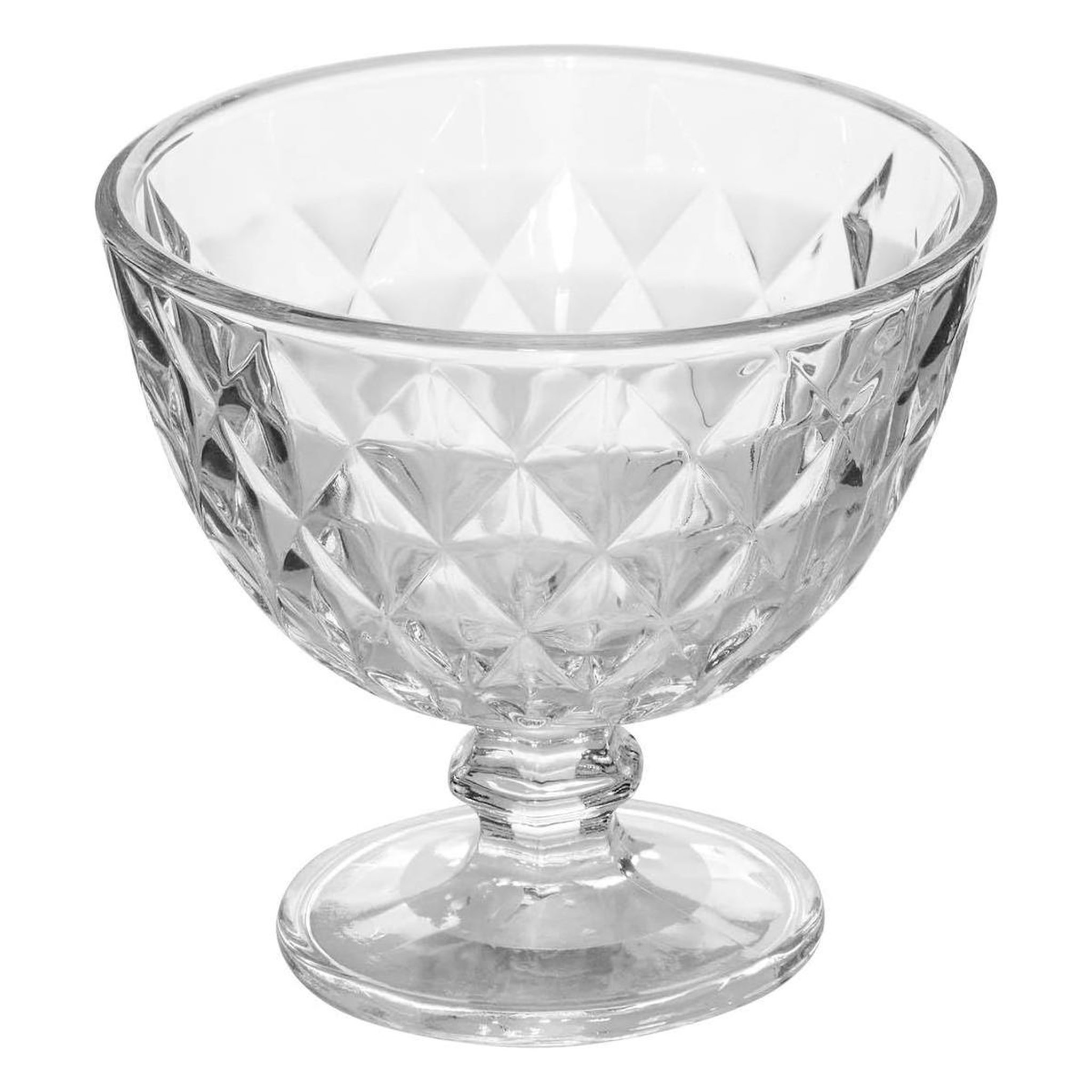 Voir la diapositive 2 : SECRET DE GOURMET Lot de 6 coupes à glace  lea  30cl transparent