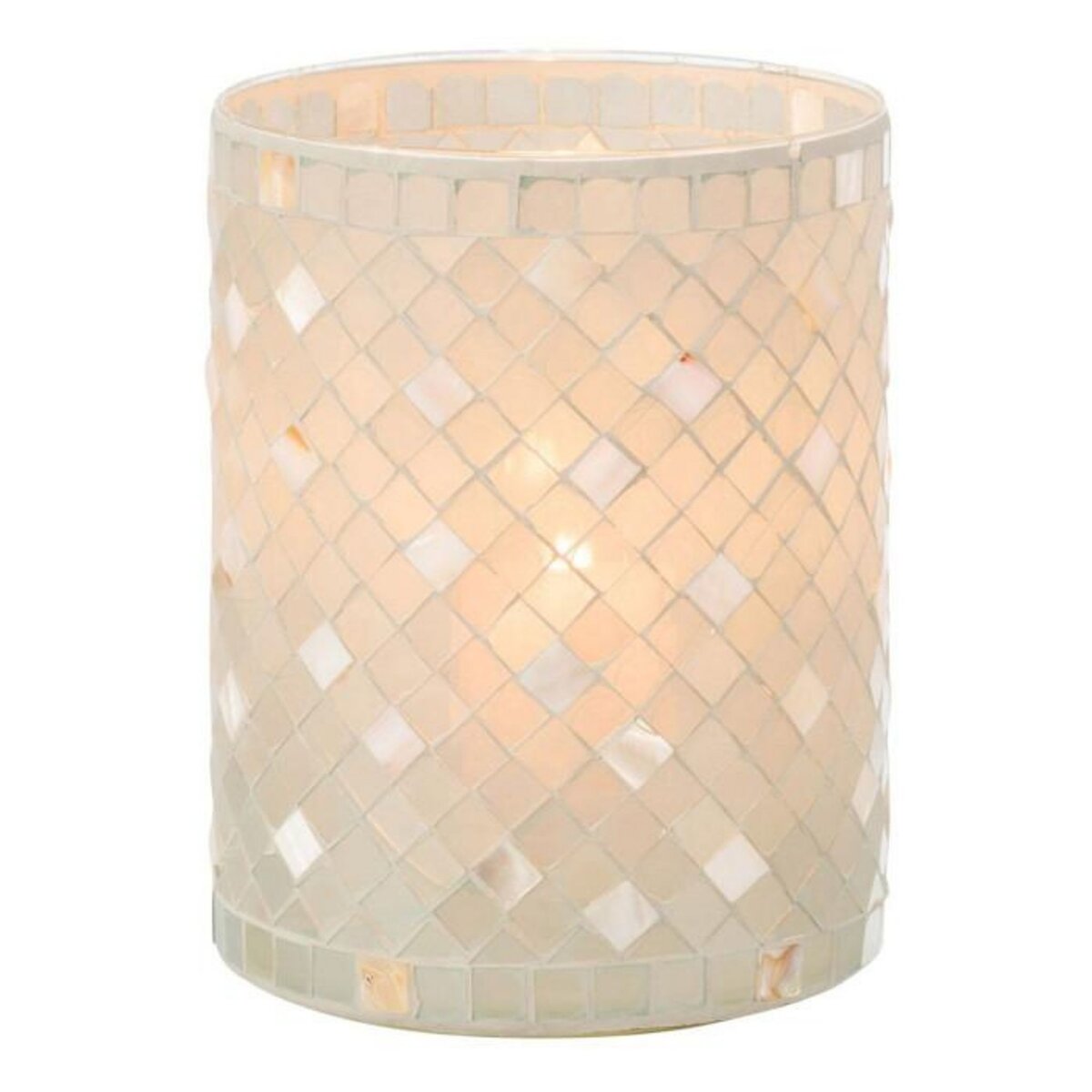 Paris Prix Photophore en Verre Design  Miosai  20cm Gris