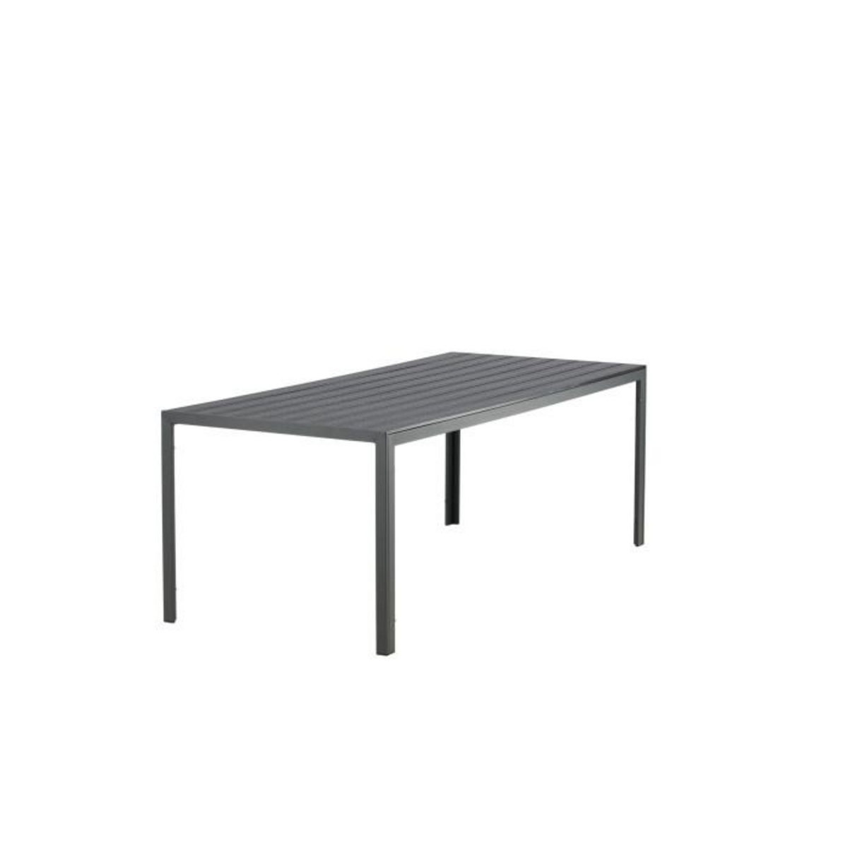 Paris Prix Table de Jardin  Break  205cm Noir