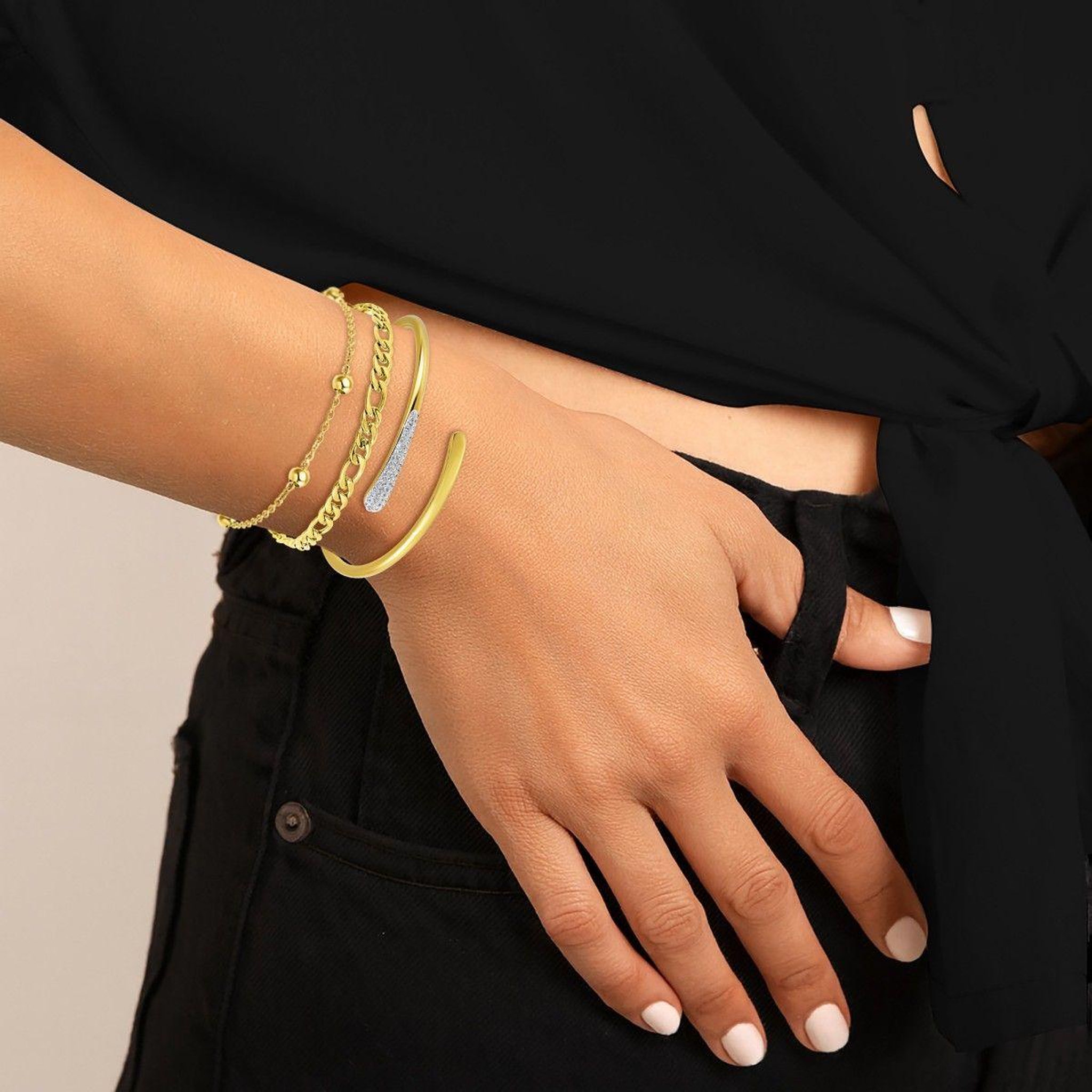 Voir la diapositive 2 : SC BOHEME Set de 3 bracelets SC Bohème®