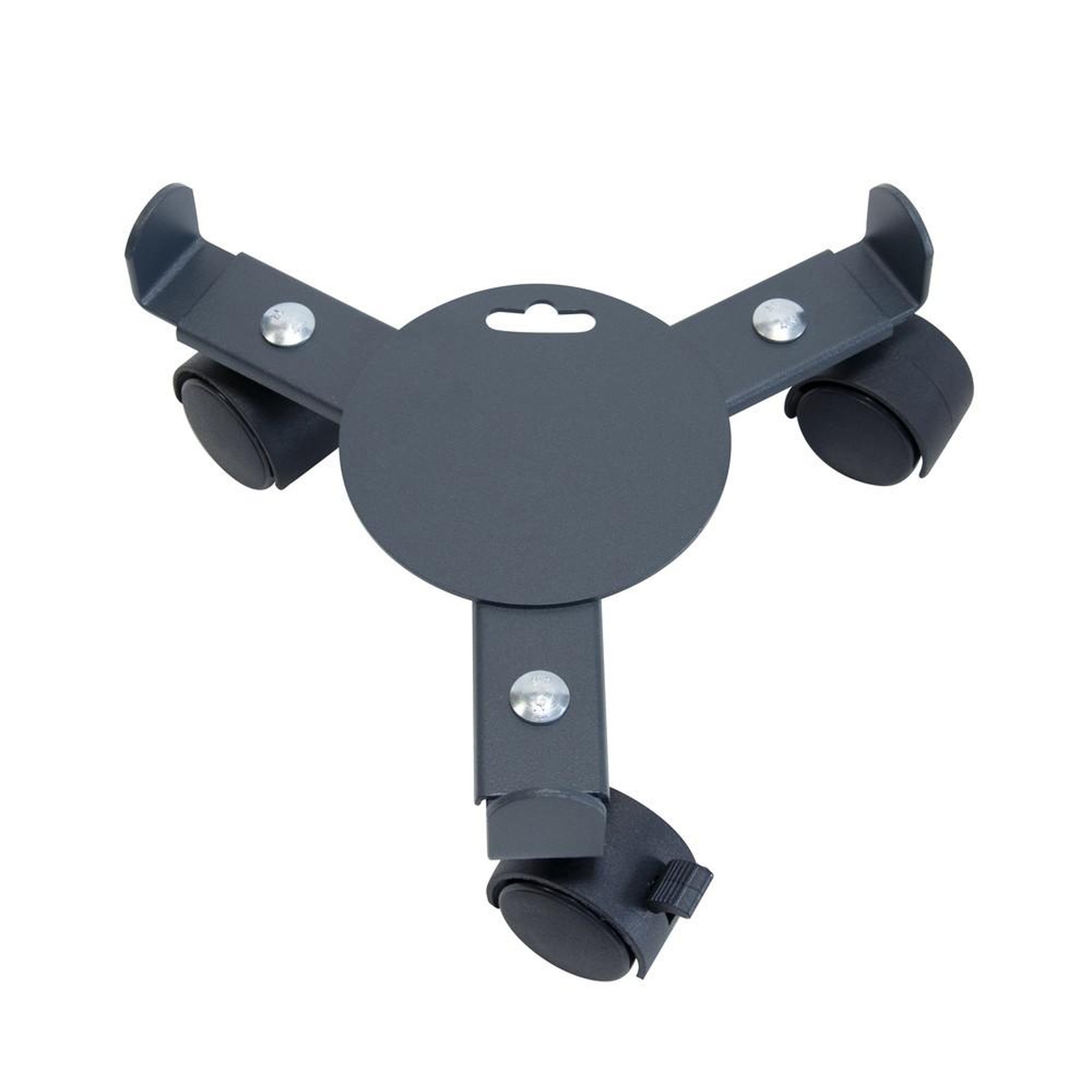 CENTRALE BRICO Roule plante extensible anthracite - 27-37 cm - Acier époxy