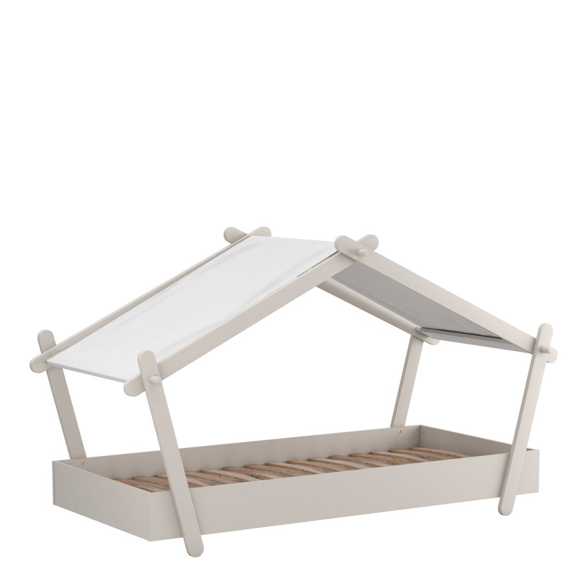 Lit cabane avec sommier 90X200 cm NOA
