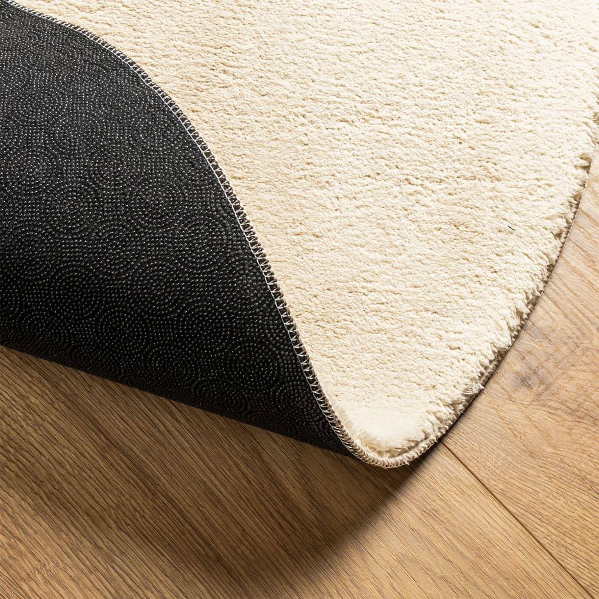 Voir la diapositive 5 : VIDAXL Tapis HUARTE a poils courts doux et lavable creme Ø 100 cm