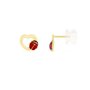 Voir la diapositive 1 : L'ATELIER D'AZUR Boucles d'Oreilles Coccinelles Laquées - Or Jaune - Enfant