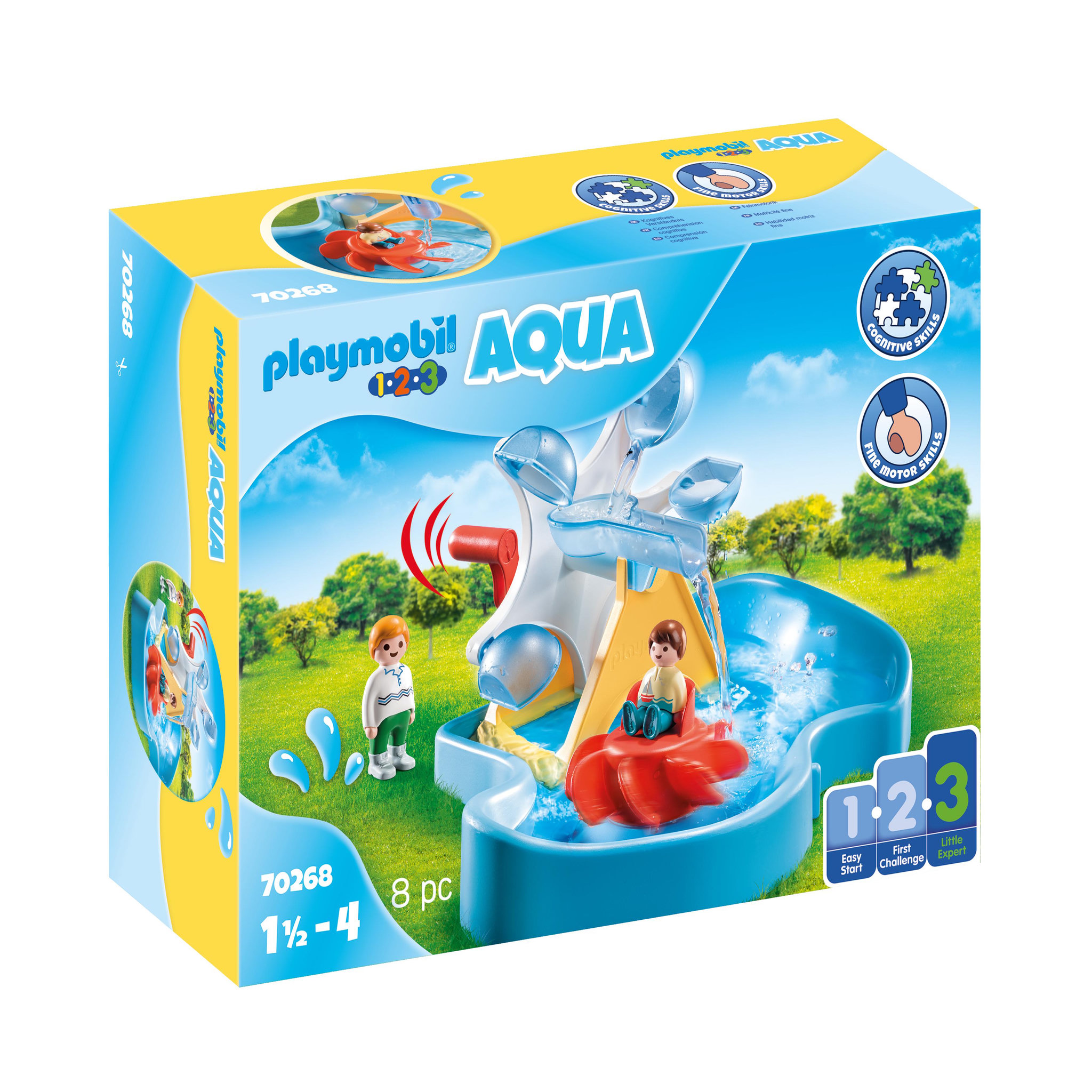 Voir la diapositive 1 : PLAYMOBIL  70268 1.2.3 Aqua - Carrousel aquatique 