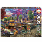 EDUCA Puzzle - EDUCA - Vélos a Amsterdam - 6000 pieces - 156 x 107 cm - a partir de 15 ans