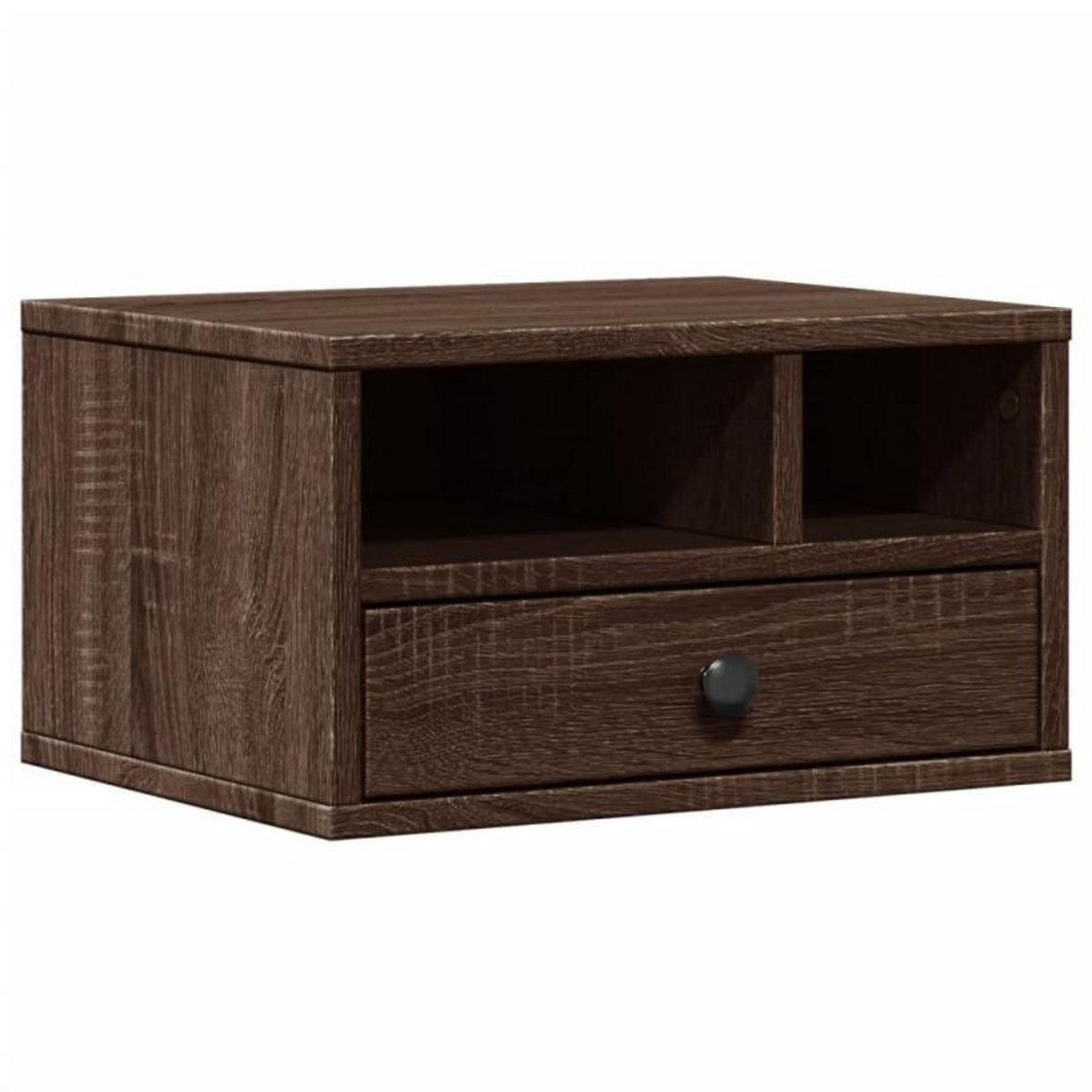 VIDAXL Support d imprimante chêne marron 40x32x22,5 cm bois ingénierie