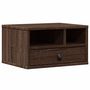 Voir la diapositive 2 : VIDAXL Support d imprimante chêne marron 40x32x22,5 cm bois ingénierie