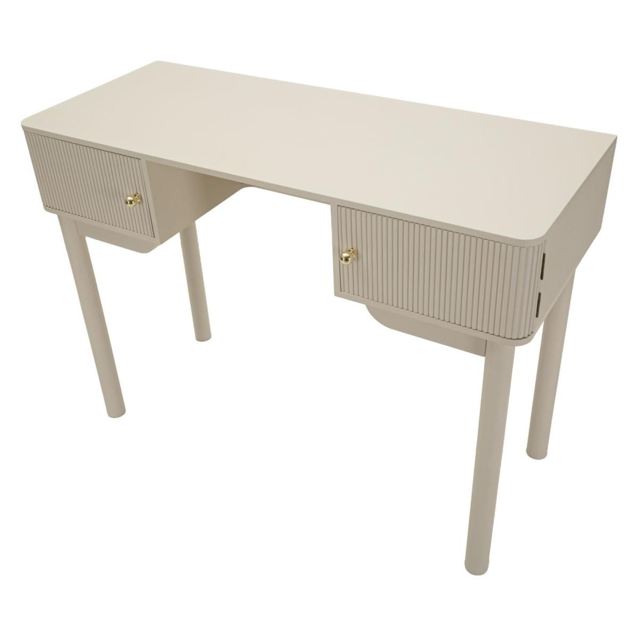Voir la diapositive 5 : Paris Prix Coiffeuse 2 portes  shy  110cm blanc