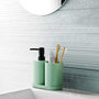 Voir la diapositive 2 : Paris Prix Set de 3 Accessoires Salle de Bain  Vita  19cm Sauge
