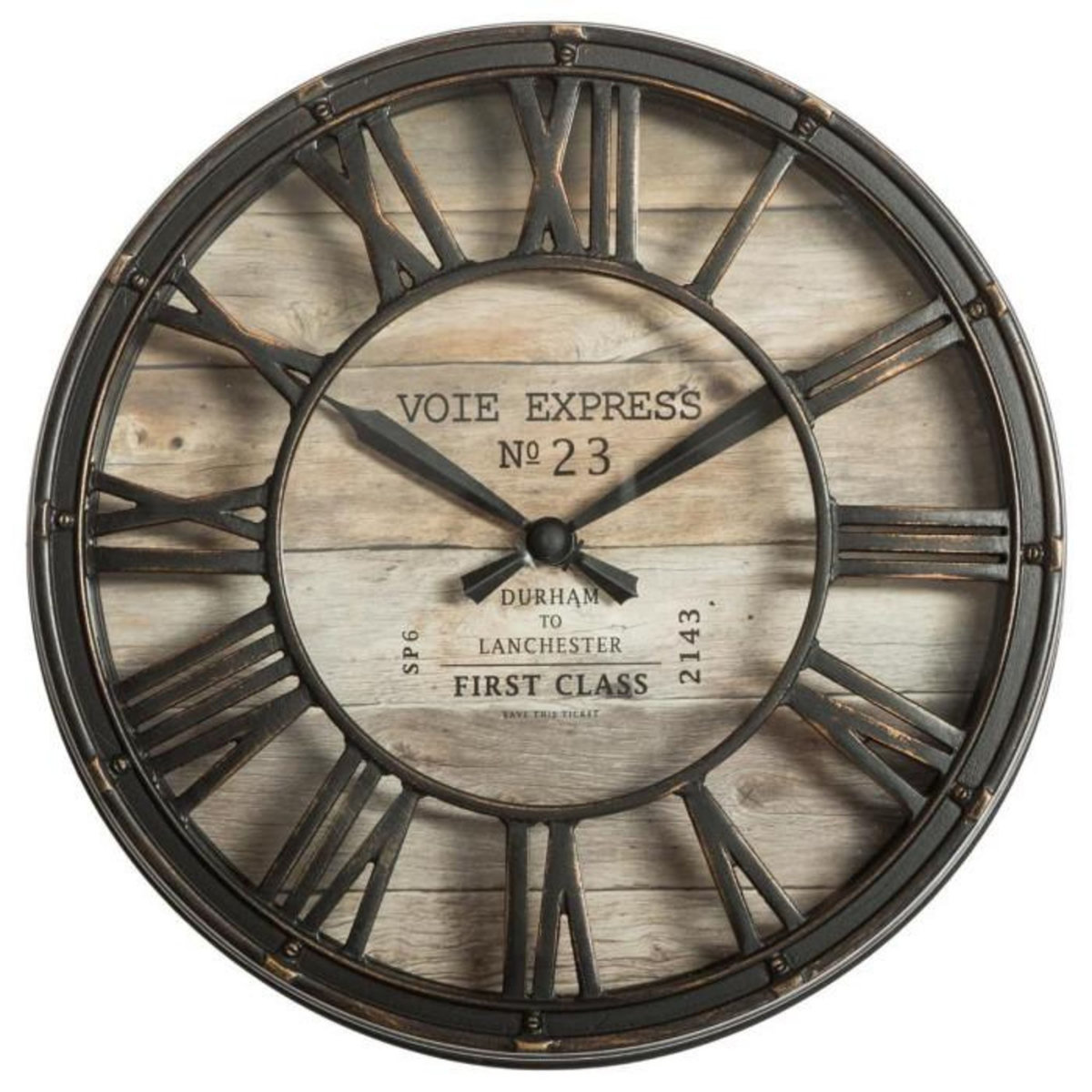 ATMOSPHERA Pendule Vintage  Express  21cm Marron