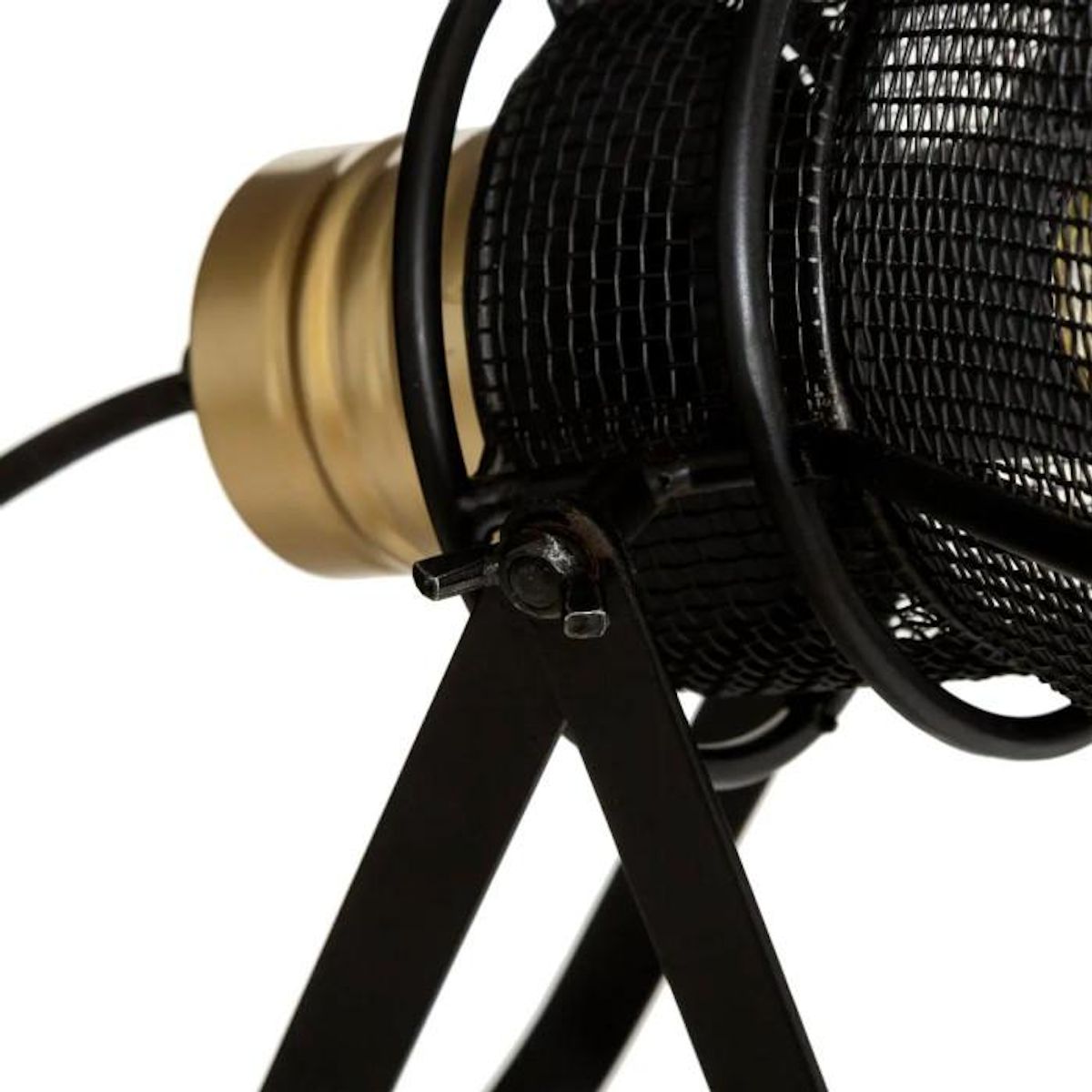 ATMOSPHERA Lampe à Poser Design  Rodo  31cm Noir & Or