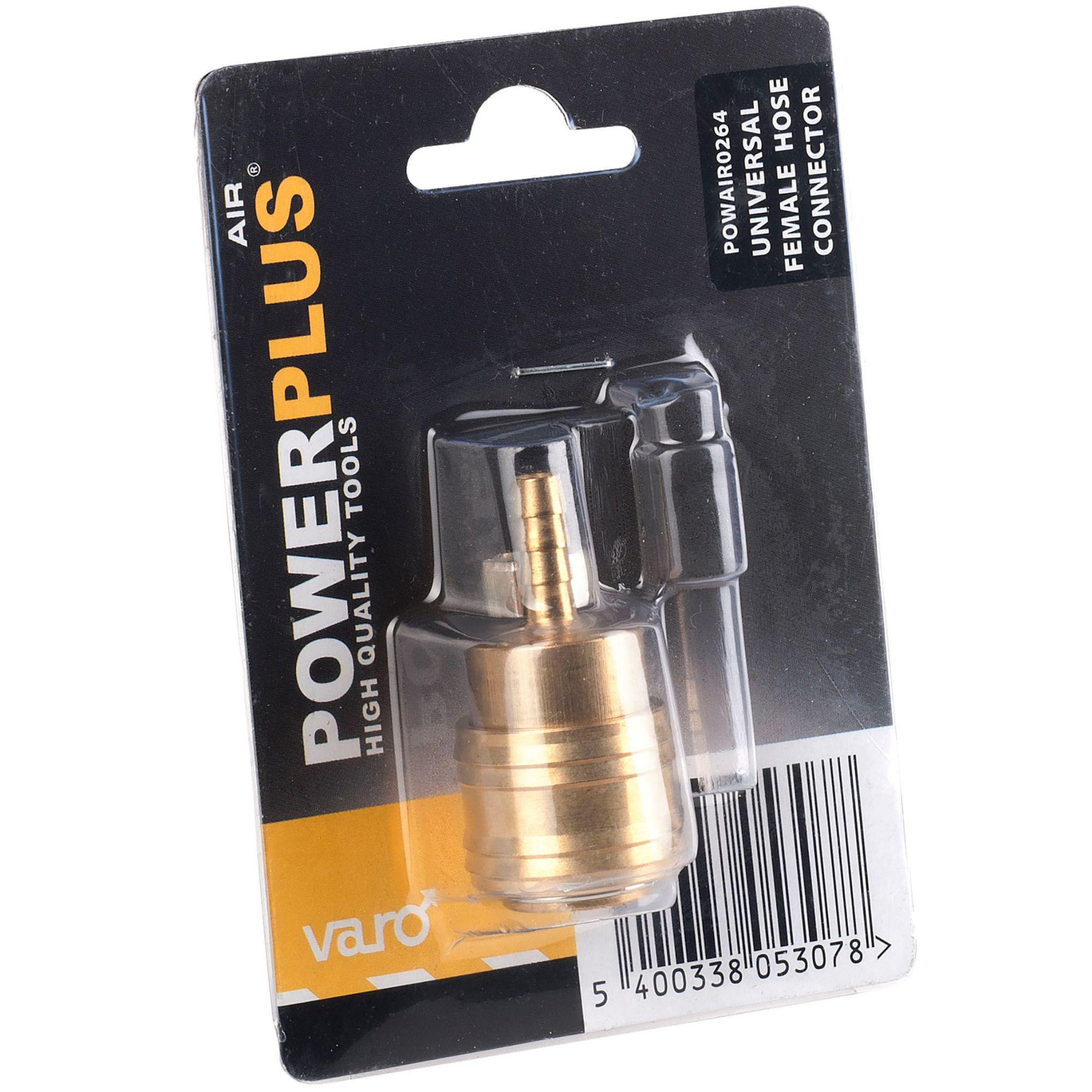 Voir la diapositive 2 : POWERPLUS Raccord pneumatique femelle auto-tétine