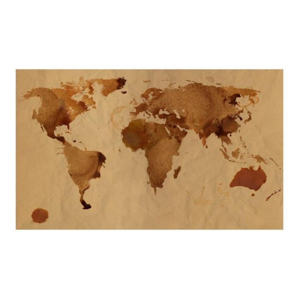 Paris Prix Papier Peint  Tea Map of the World II  450x270cm