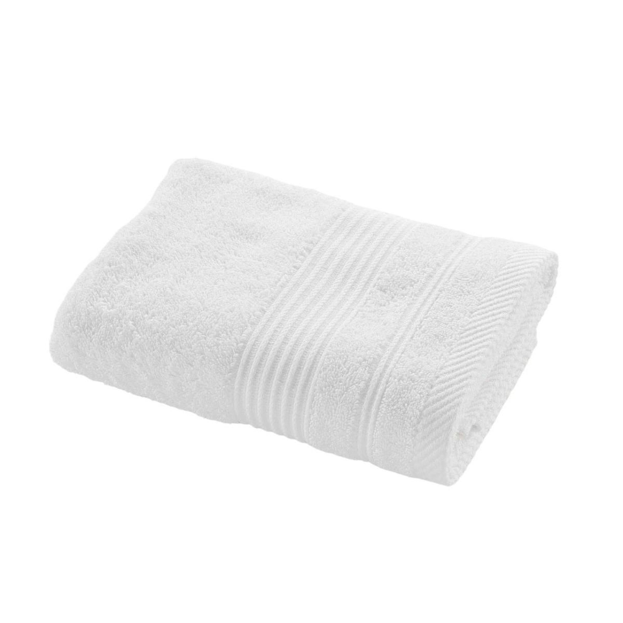 Douceur d'Intérieur Serviette de Toilette  Tendresse  50x90cm Blanc