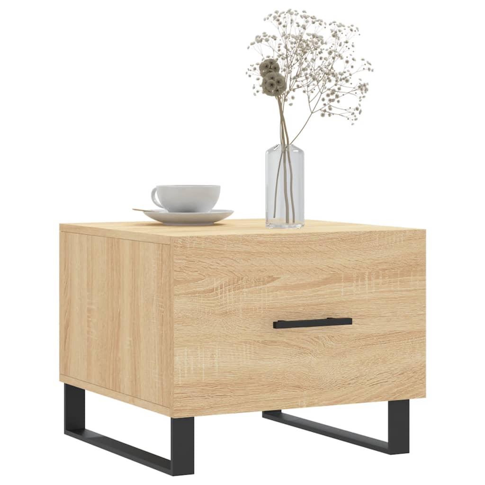 Voir la diapositive 3 : VIDAXL Tables basses 2 pcs chene sonoma 50x50x40 cm bois d'ingenierie