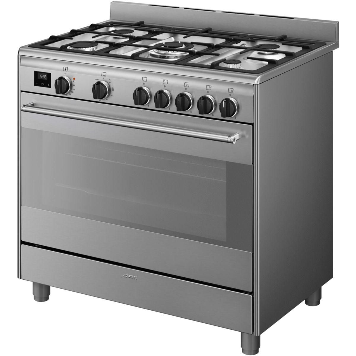 SMEG Piano de cuisson gaz BG91X2