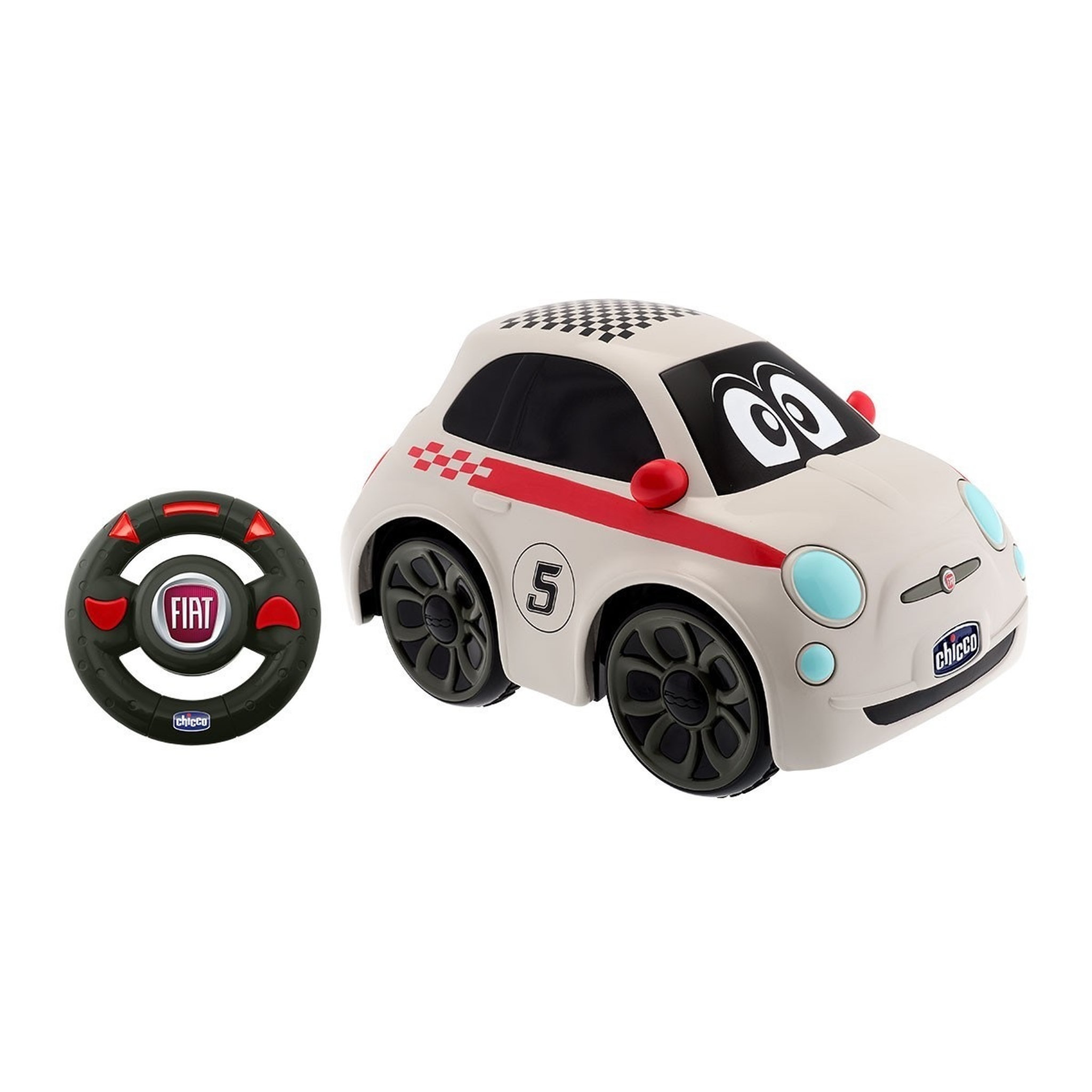Voir la diapositive 3 : CHICCO Voiture Fiat 500 Sport Radiocommandée