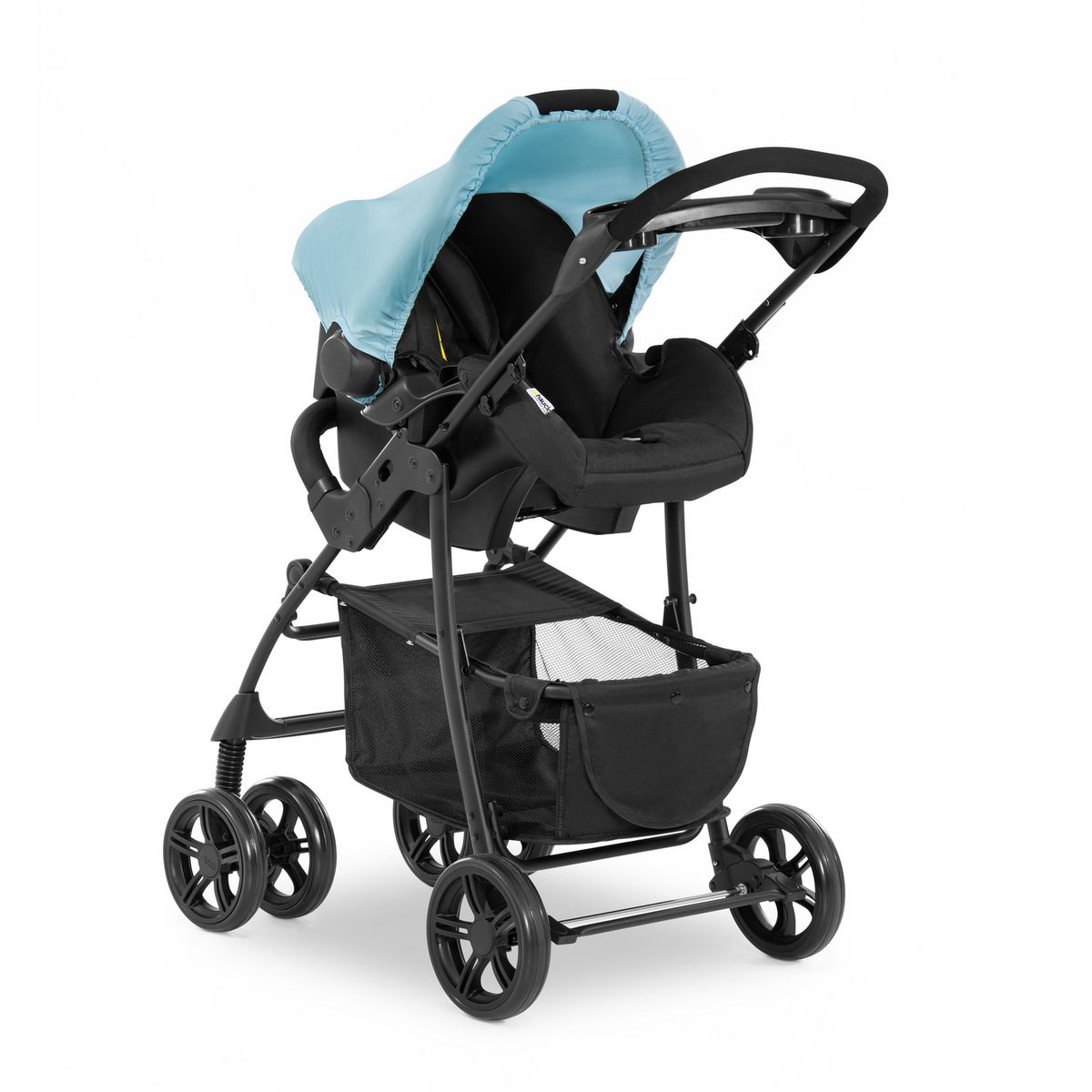 HAUCK Poussette Combinée Shopper Trioset - Bleu