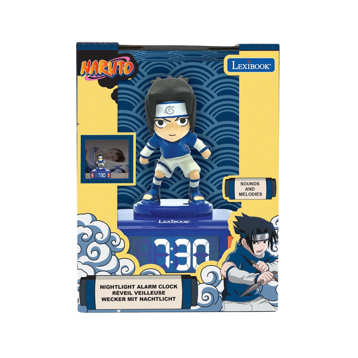 Lexibook Réveil - Veilleuse Sasuke avec effets sonores
