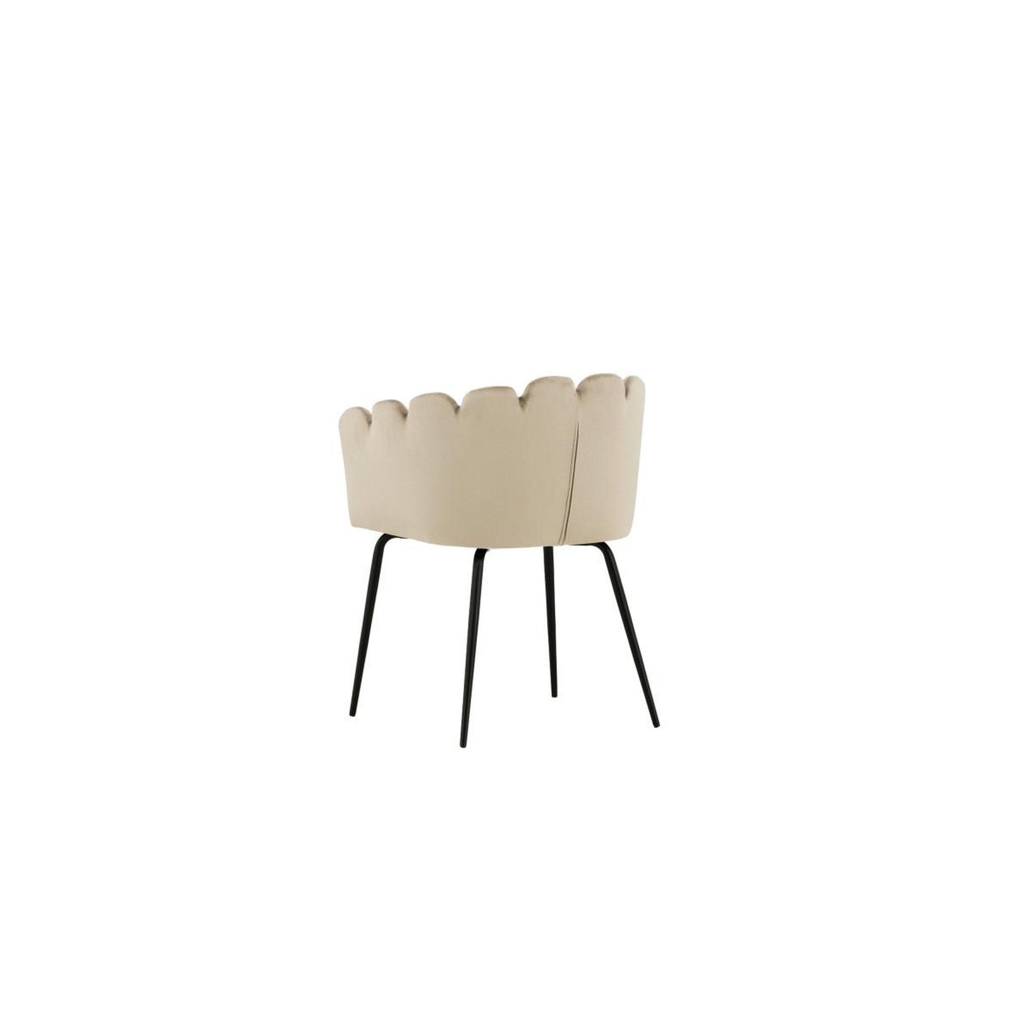 Voir la diapositive 6 : Paris Prix Chaise en velours  limhamn  76cm beige