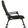 Voir la diapositive 4 : VIDAXL Chaise de peche avec accoudoir pliable vert