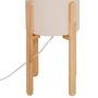 Voir la diapositive 3 : ATMOSPHERA Lampadaire en Bois  Rafa  107cm Beige