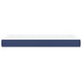 Voir la diapositive 4 : VIDAXL Matelas de lit a ressorts ensaches Bleu 90x190x20 cm Tissu