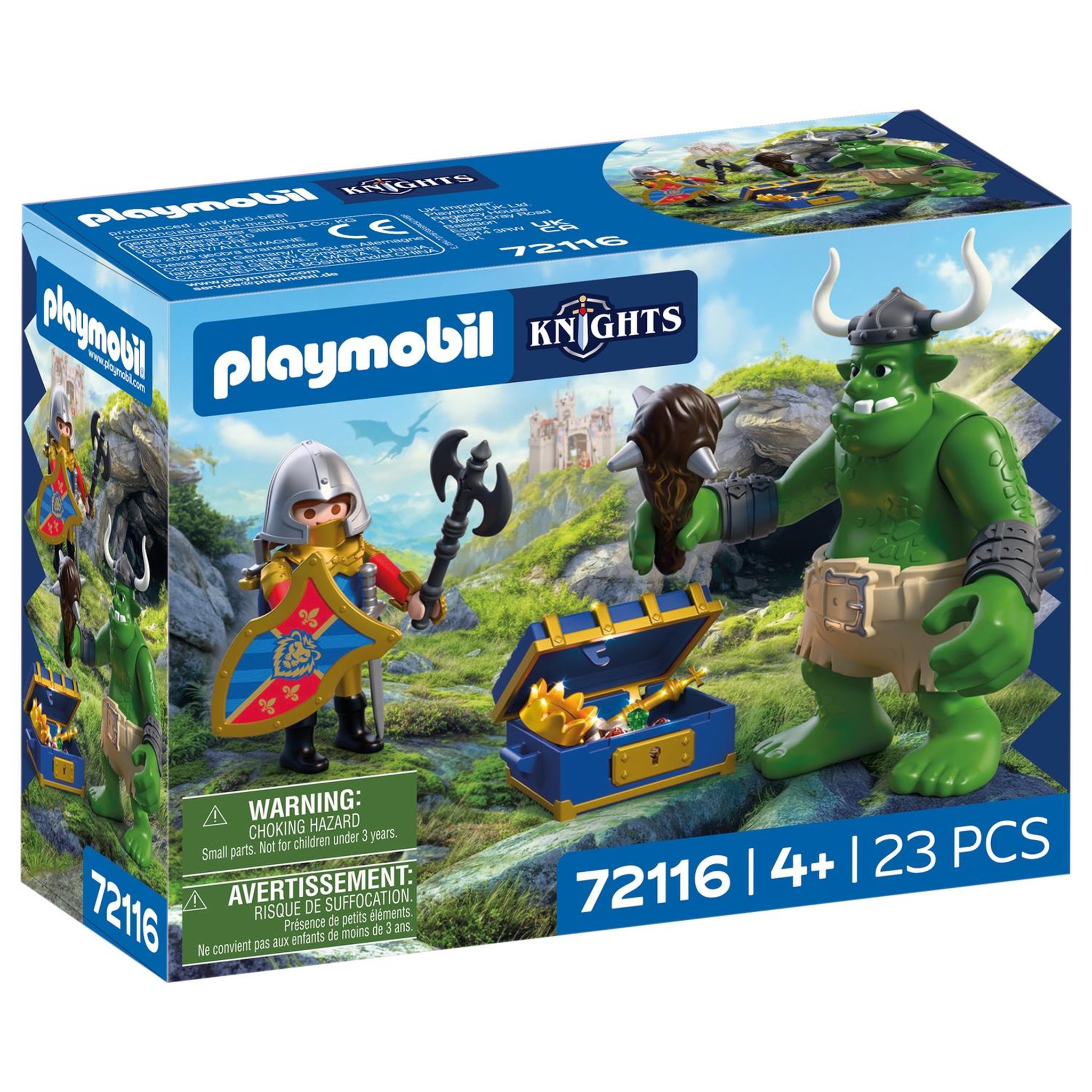 PLAYMOBIL Troll et le trésor des chevaliers du Lion