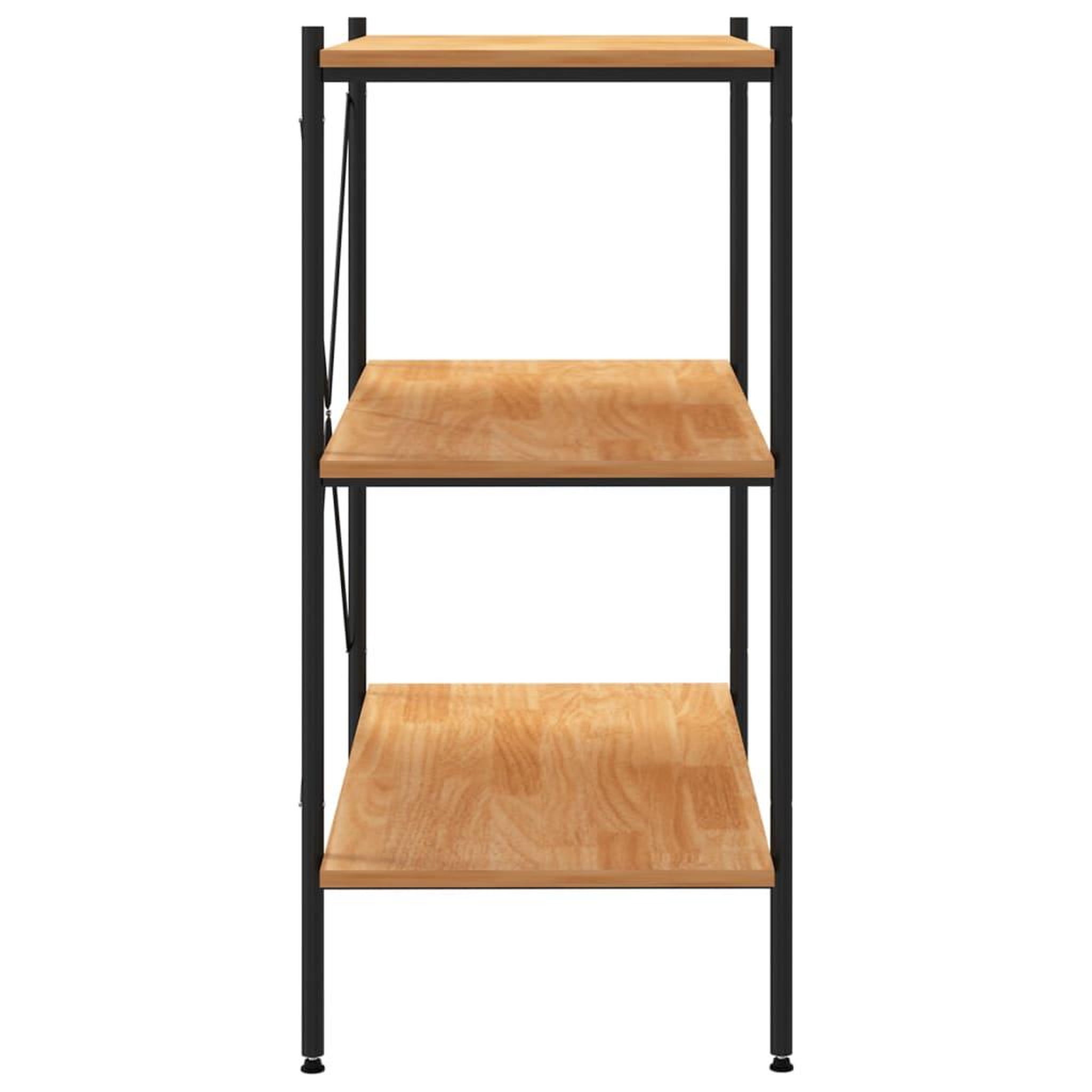 Voir la diapositive 4 : VIDAXL Etagere a 3 niveaux Noir et chene 80x40x92 cm