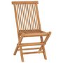 Voir la diapositive 2 : VIDAXL Chaises de jardin pliables lot de 2 Bois de teck massif
