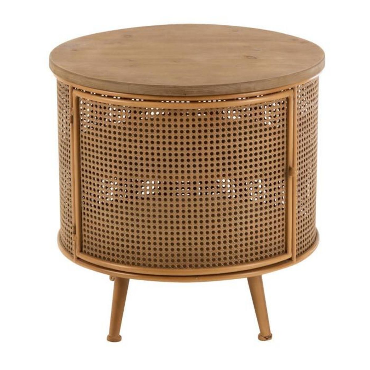 Paris Prix Table de Chevet en Bois  Lisea  60cm Marron