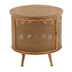 Paris Prix Table de Chevet en Bois  Lisea  60cm Marron