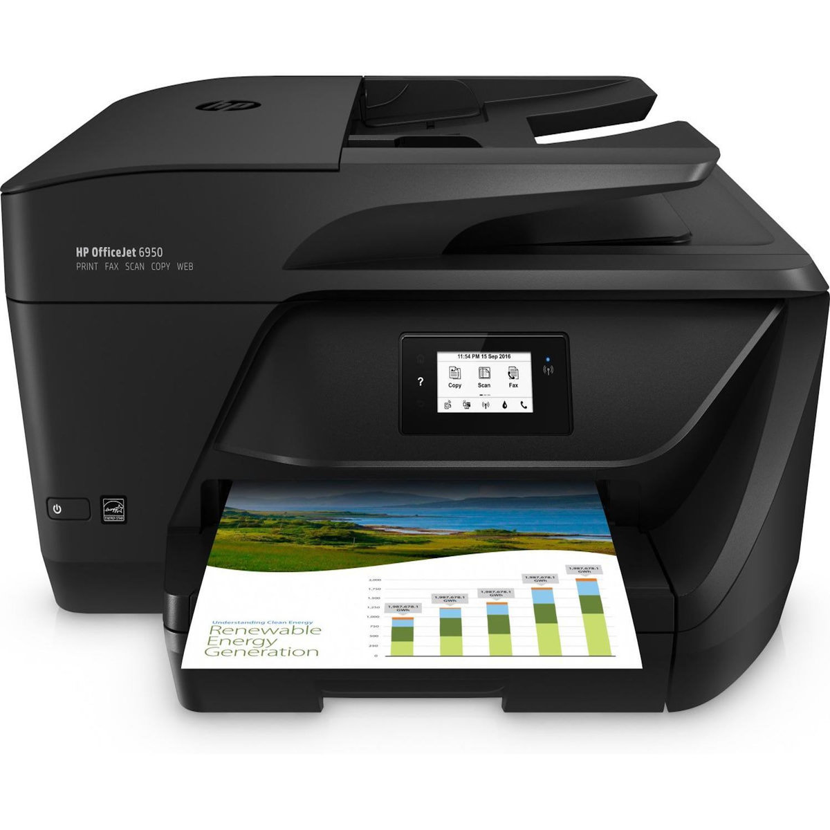 HP Imprimante multifonction tout-en-un HP Officejet 6950 Noir