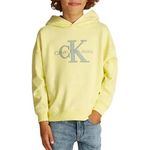 CALVIN KLEIN JEANS Sweat  Garçon Calvin Klein Jeans Ottoman Mono. Coloris disponibles : Jaune