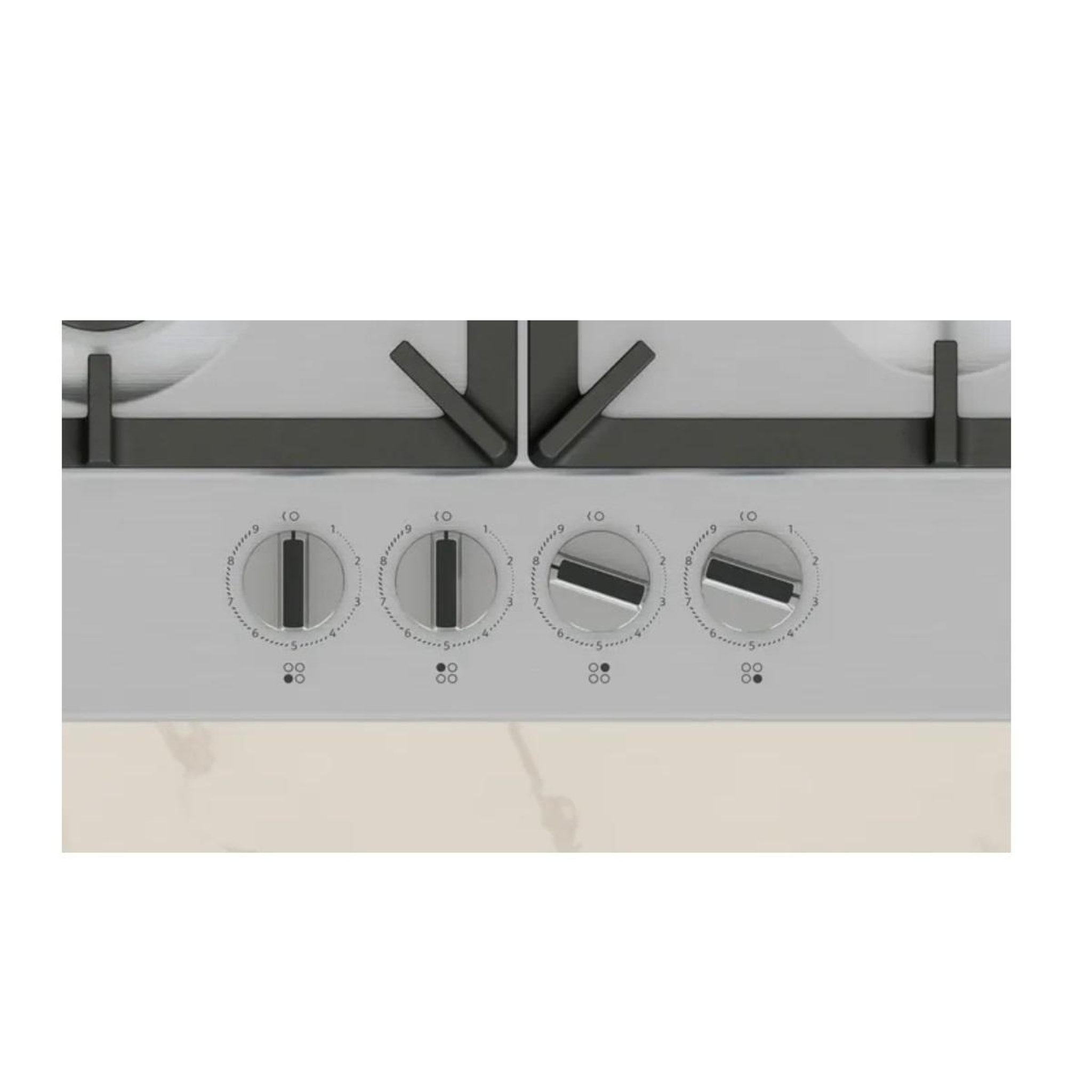 Voir la diapositive 2 : Neff Table de cuisson gaz 60cm 4 feux inox - T26CIP8N0