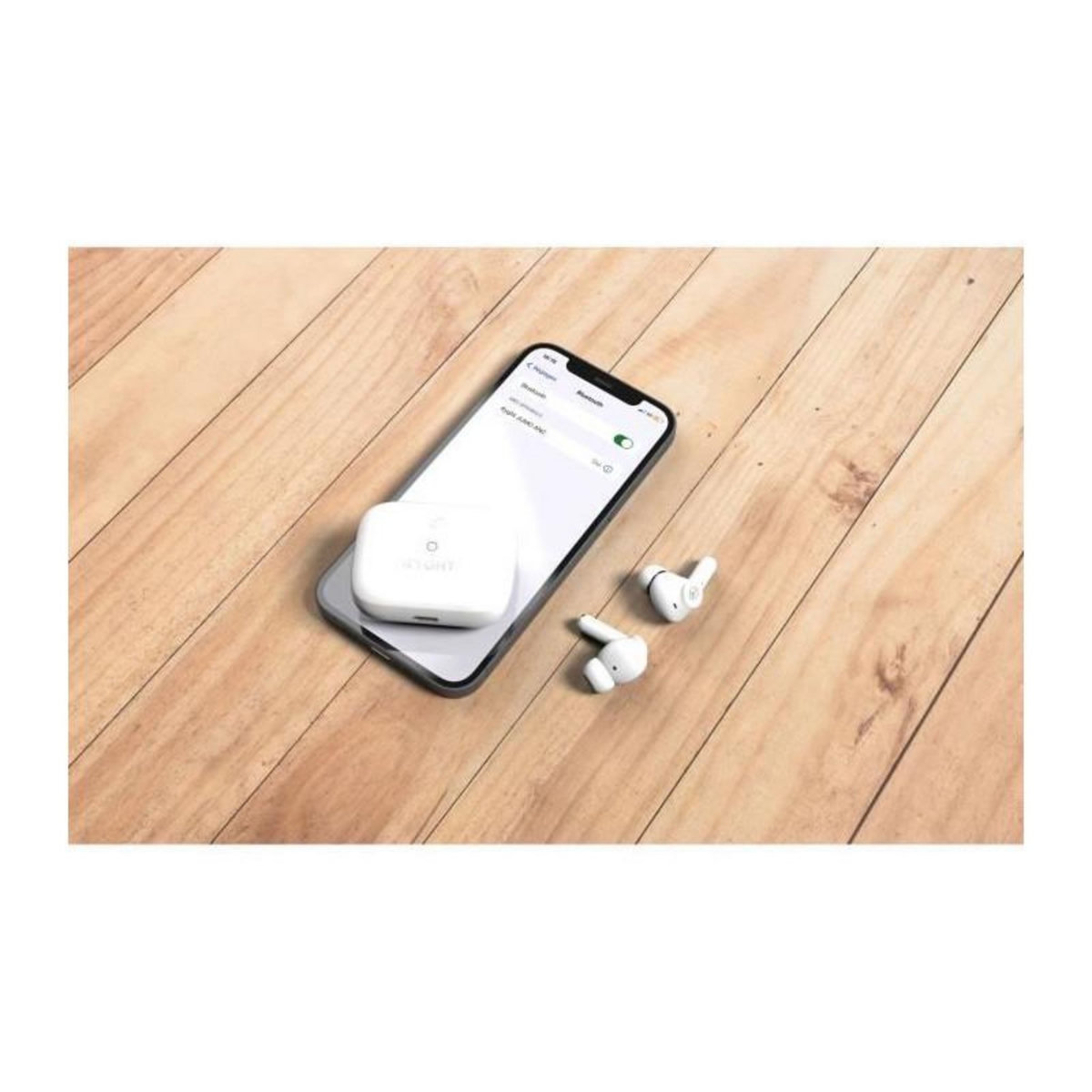 RYGHT Ecouteurs sans fil - Bluetooth 5.3 - RYGHT - Jumo ANC - Blanc