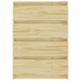 Voir la diapositive 3 : VIDAXL Armoire d'appoint 60x36x84 cm Bois de pin massif