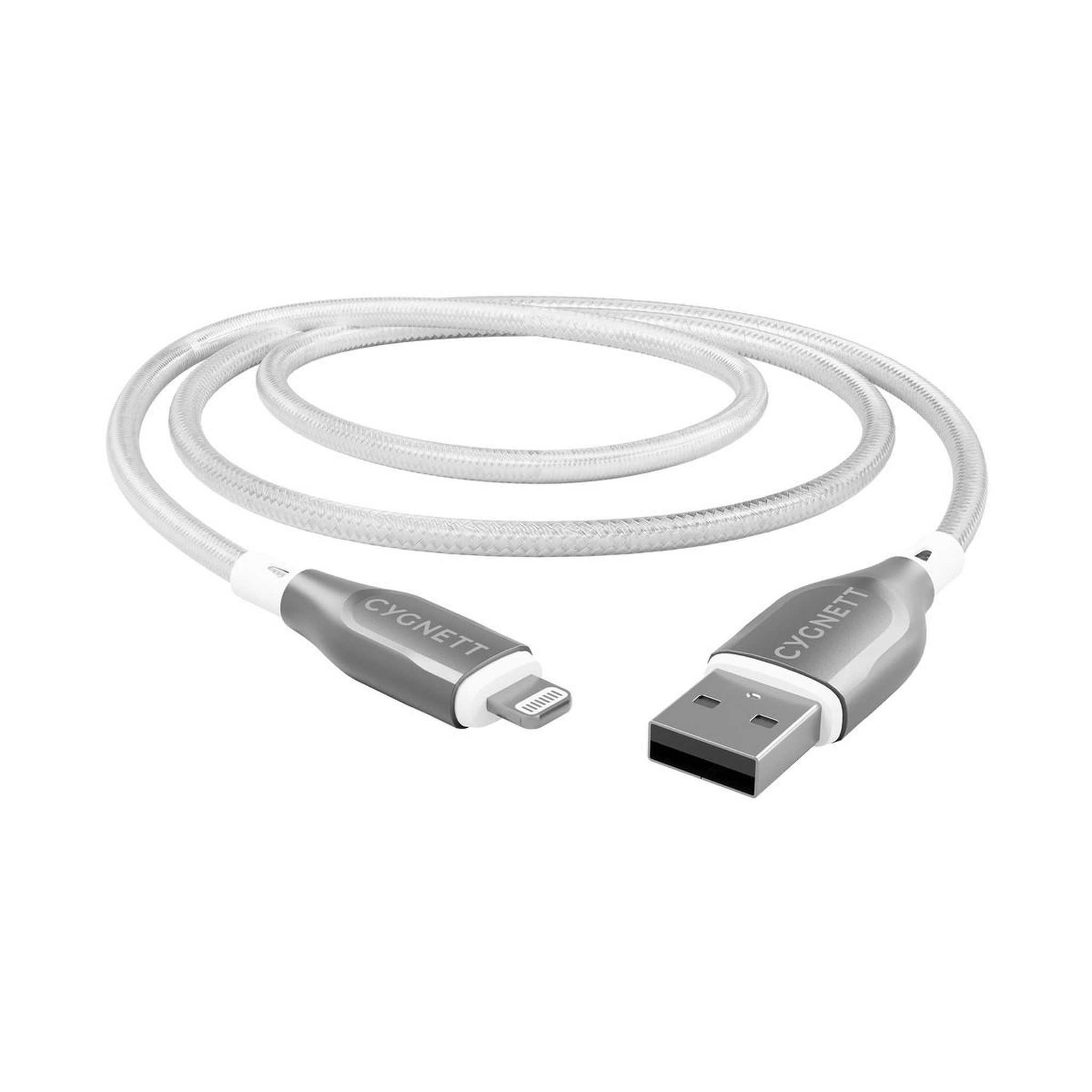 CYGNETT Cygnett CY4661PCCAL câble Lightning 2 m Gris, Blanc