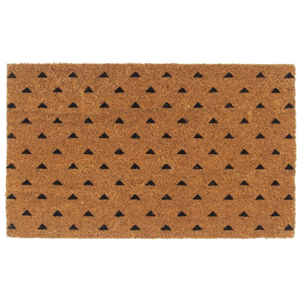 VIDAXL Tapis de porte naturel 45x75 cm fibre de coco touffete