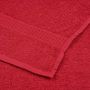 Voir la diapositive 6 : VIDAXL Serviettes de sauna 2 pcs rouge 80x200 cm 360 g m² 100% coton